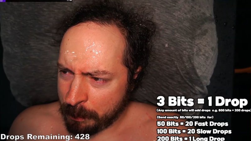 IZIDORE's Chinese Water Torture Livestream screenshot from IZIDORE's Chinese Water Torture Livestream