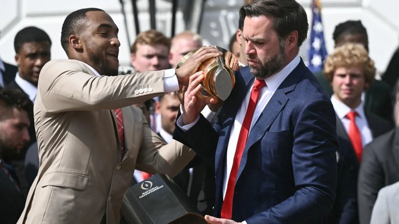 J.D. Vance Drops Trophy J.D. Vance Drops Trophy