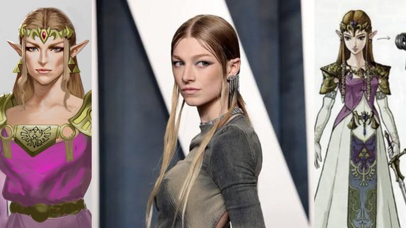 Hunter Schafer Zelda Movie image examples.