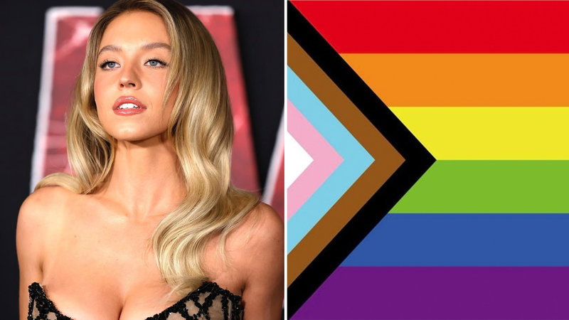 I Hope They Find a Cure Soon meme example depicting Sydney Sweeney and the pride flag.