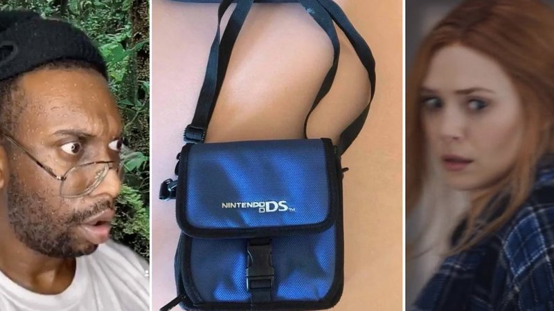 Nintendo DS Bag Optical Illusion Nintendo DS Bag Optical Illusion meme examples.