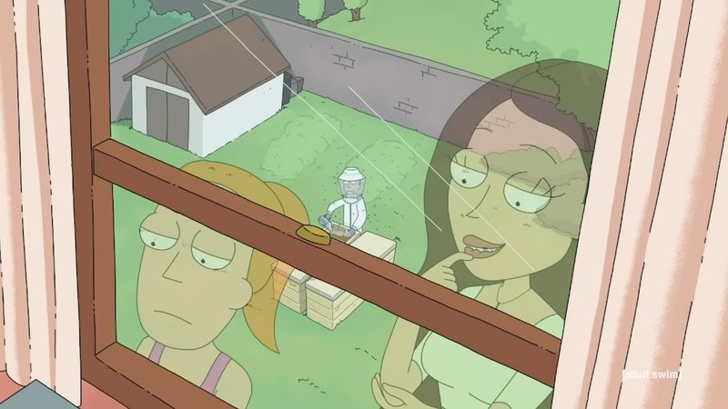 Beekeeping Age Beekeeping Age meme and scene from Rick and Morty.
