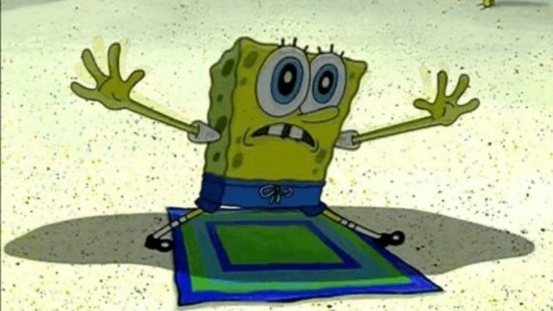 SpongeBob Wait / SpongeBob's Flying Ice Cream Truck Scene