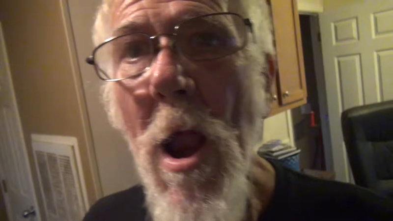 Angry Grandpa's "Oh Hell No" Angry Grandpa Oh Hell No meme.