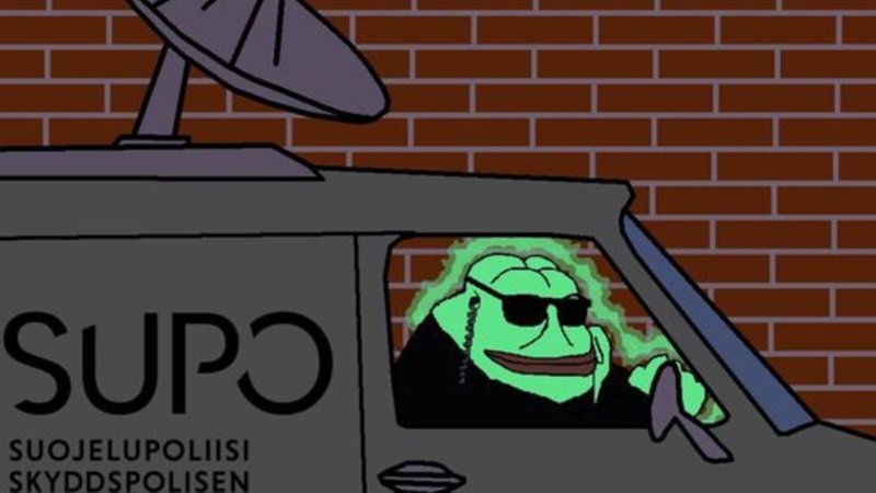 FBI Van Groyper Brainwashing Wojak / Glowie Brainwash meme.