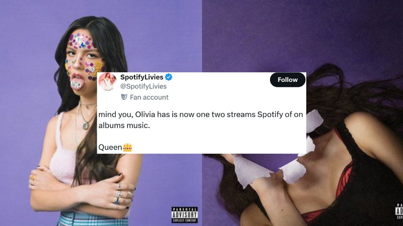 Officially Has Is Now One Two Streams Spotify Of On Album Music meme and tweet example.
