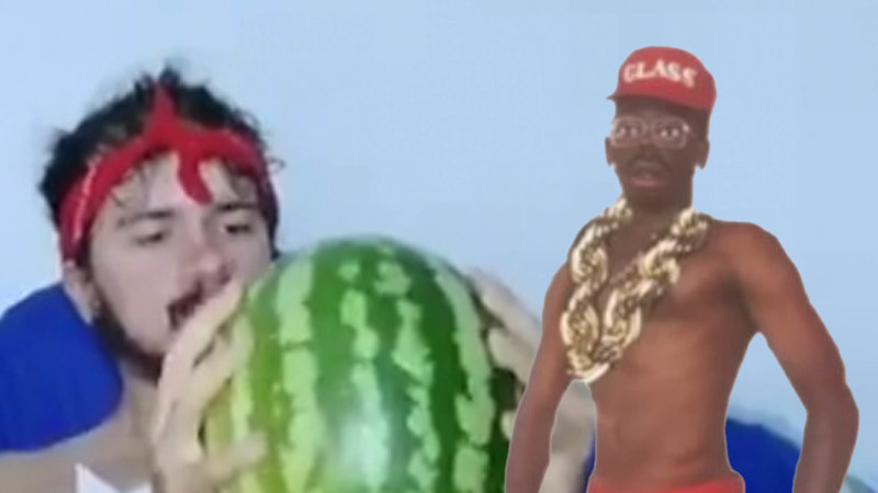 Klodjan "Don't Tap the Glass" Guy Watermelon Videos