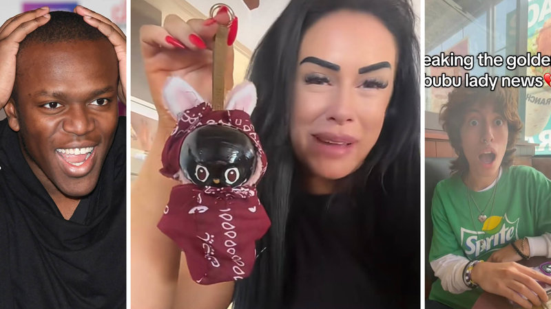 Blackface KSI Labubu image examples.