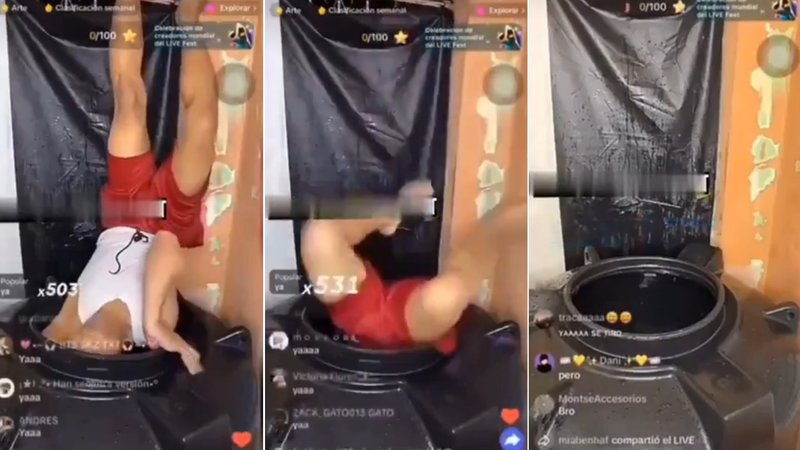 TikTok Water Tank Challenge Death Hoax TikTok Water Tank Challenge Death Hoax image examples.