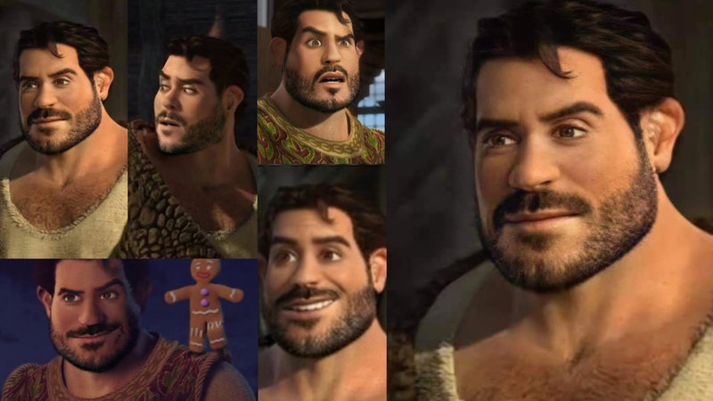 Handsome Shrek / Bearded Human Shrek