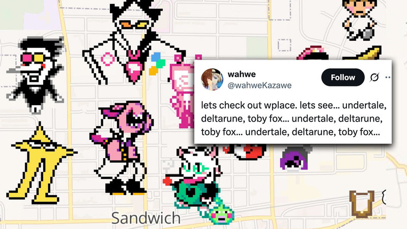 Deltarune Sprite Art on Wplace Deltarune Sprite Art on Wplace