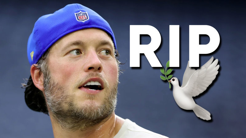 Matthew Stafford is Dead / Stafford Died Weeks Ago image example.