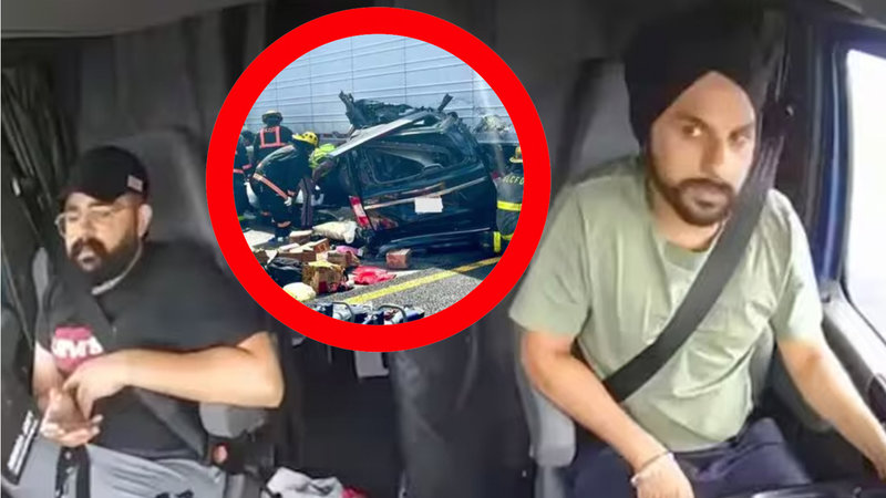 Indian Truck Driver Harjinder Singh Florida Accident image examples.