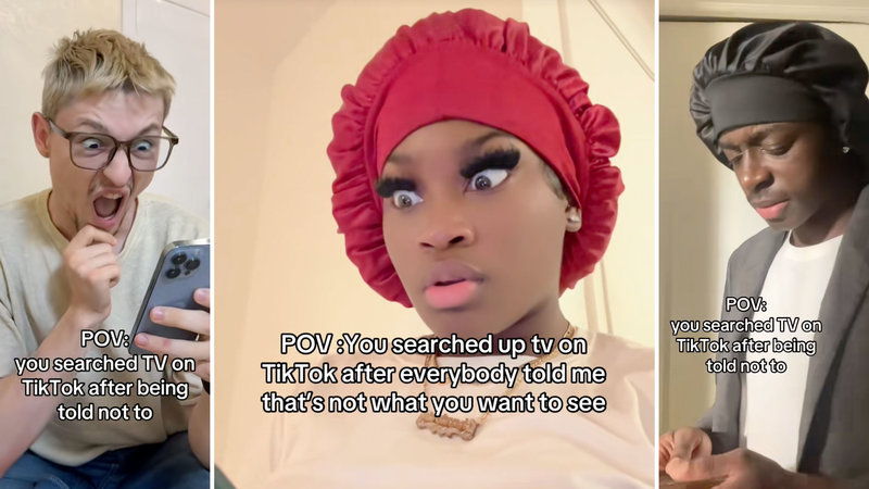 TV TikTok Search image examples.