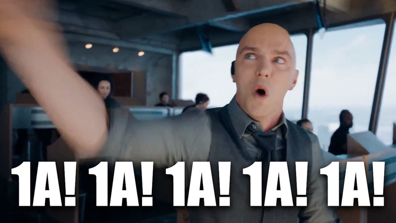 Lex Luthor 1A 1A 1A meme depicting Nicholas Hoult in Superman.