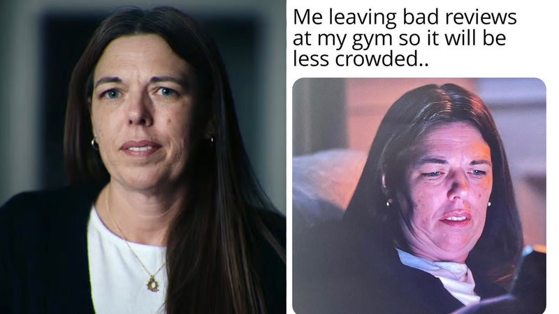 An image and meme of Kendra Licari from Unknown Number: The High School Catfish.