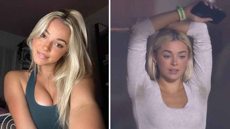 Livvy Dunne Sweaty Armpits meme and image examples.