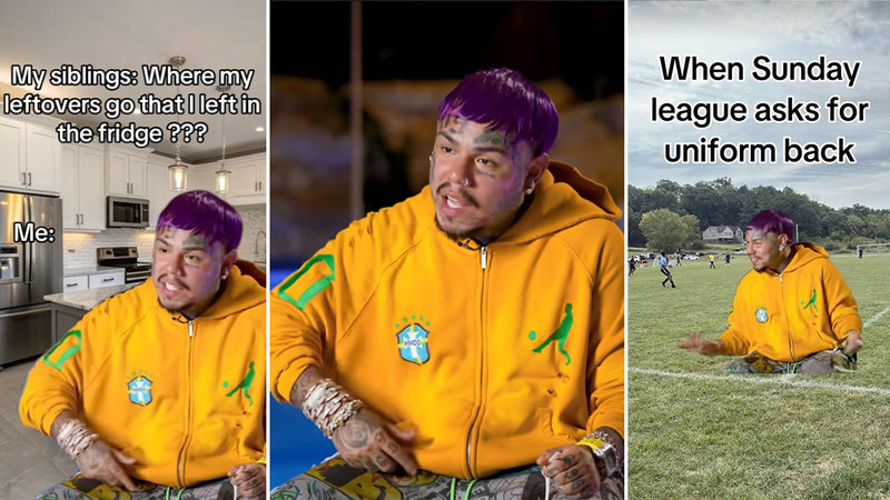 6ix9ine Stole That Shit meme examples.