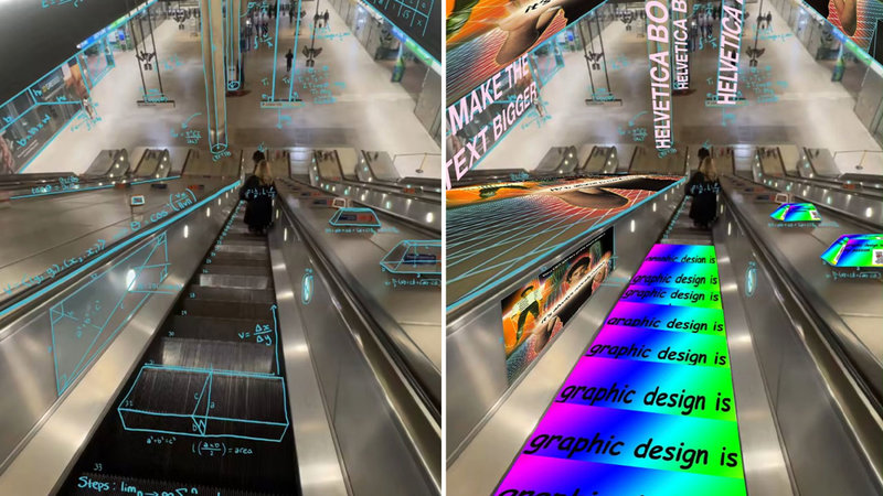 "How a Mathematician Sees The World" Escalator Edits How a Mathematician Sees The World meme examples.