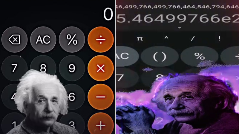 What Is This Diddy Blud Doing on the Calculator? Is Blud Einstein? What Is This Diddy Blud Doing on the Calculator meme examples.