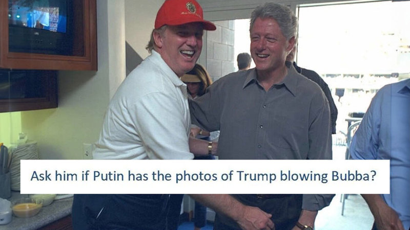 Donald Trump and Bill Clinton "Bubba" Oral Sex Rumor