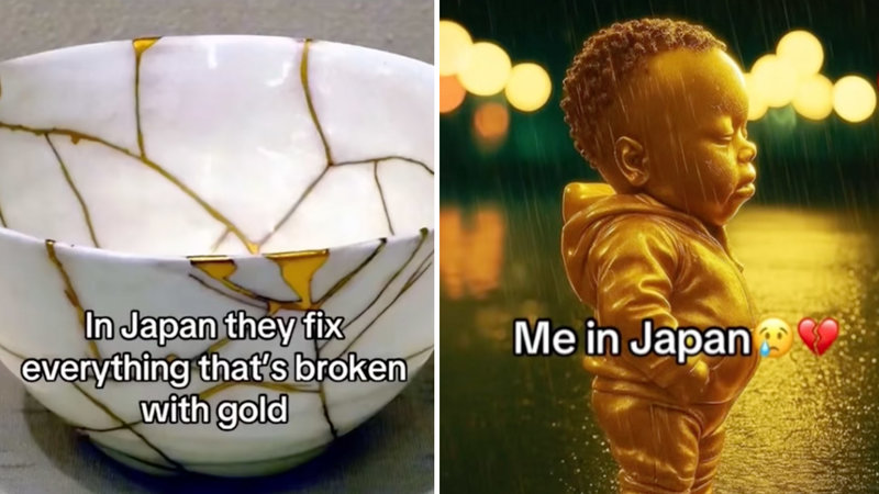 Me in Japan meme example.