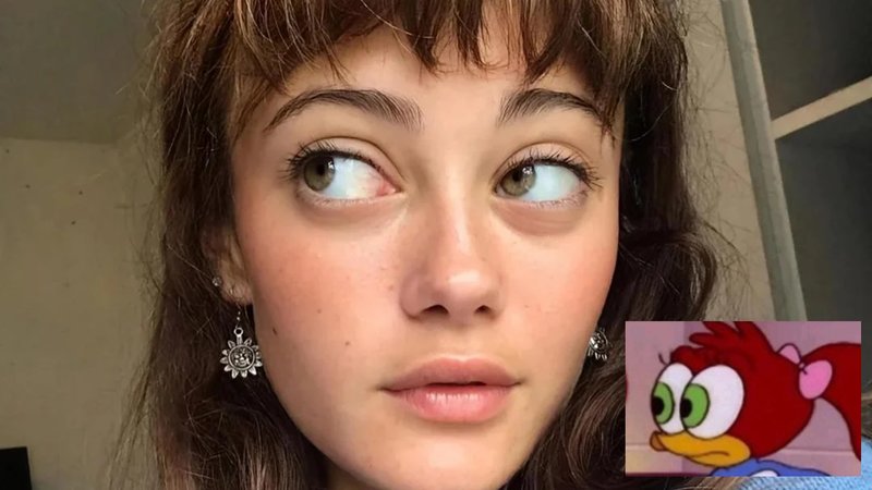 Ella Purnell's Eyes meme example.