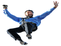 Hugh Jackman Can Ride Anything!