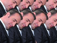 Jean Dujardin Sleeping