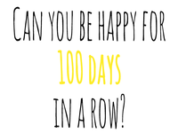 100 Happy Days Challenge