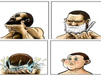 Beard Shaving Comic Parodies