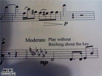 Funny Sheet Music Annotations