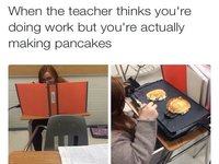 When Your Teacher Thinks You're Studying