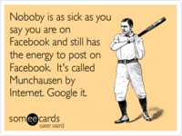 Munchausen By Internet