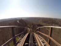 Musicians Riding a Roller Coaster