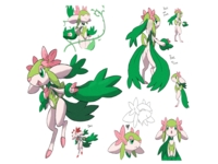 Fake Pokemon with a human figure