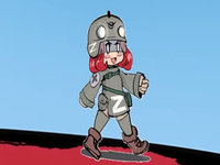 Buhanka-Chan character based on the Russian Z military symbol from the 2022 invasion of Ukraine.