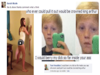 I Would Berry My Dick meme and original post.