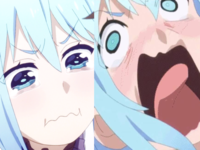 Crying Aqua / Screaming Aqua / Pouting Aqua