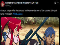 A Sniper Rifle That Shoots Bullets meme and original tweet.