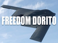 Freedom Dorito meme and image depicting the B-2 Spirit.