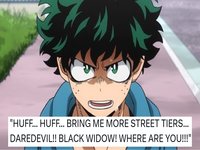 Deku Fighting Street Tiers / Spider-Man vs. Deku Death Battle image example.