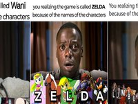 The Game Is Called X Because of the Name of the Characters meme examples.