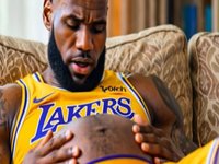 Pregnant LeBron James AI Videos image example.