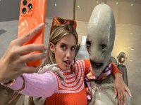 Eve and Mr. Handsome Selfie