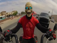 Skull Motorcycle Guy TikToker @pqps68