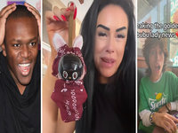 Blackface KSI Labubu image examples.