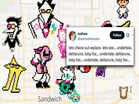 Deltarune Sprite Art on Wplace