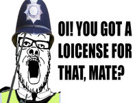 Oi, You Got A Loicense For That, Mate?