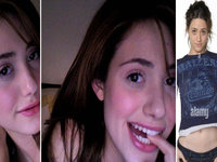 Girl Biting Finger meme / Emmy Rossum Biting Her Finger image examples.
